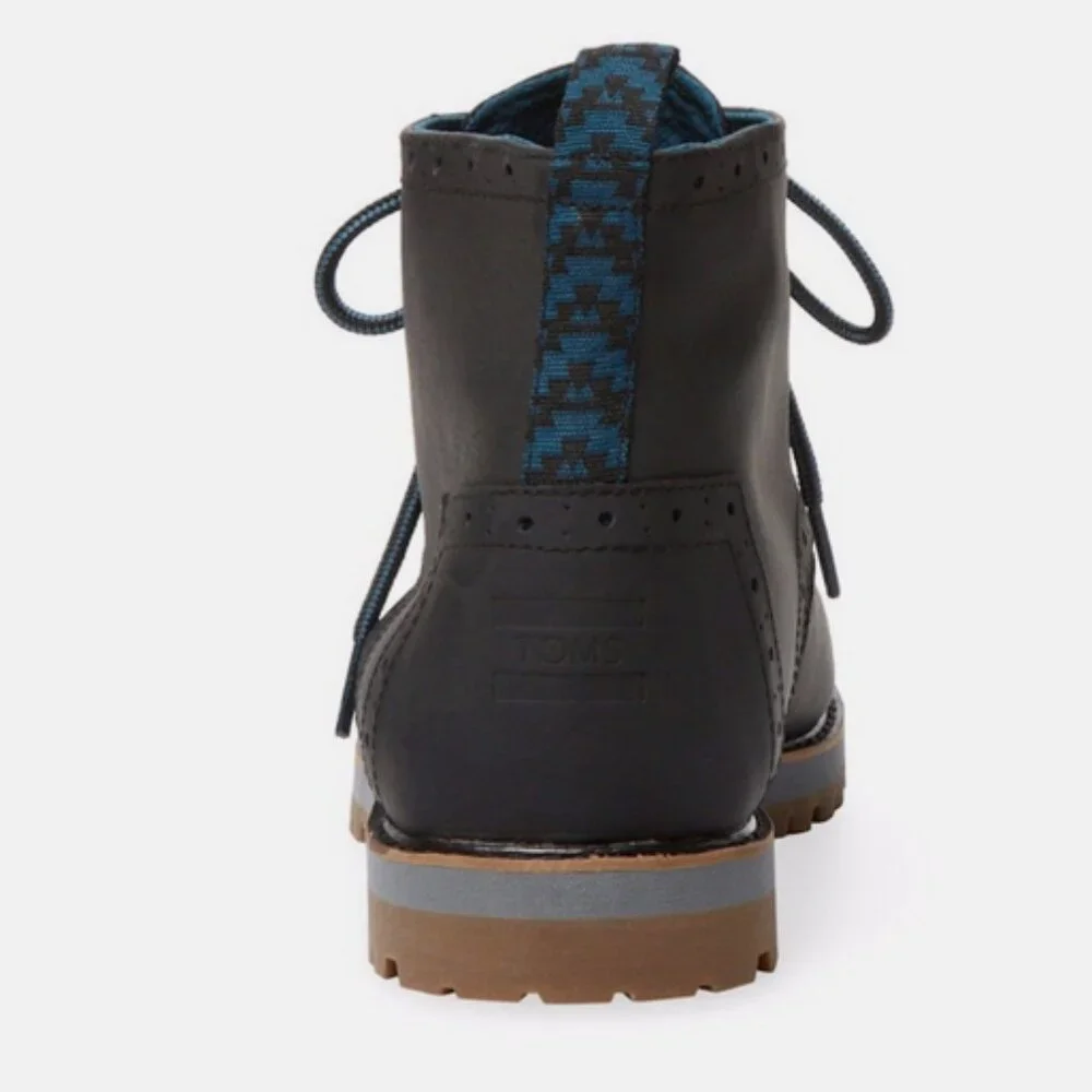 Toms Leather Textile Ankle Boot